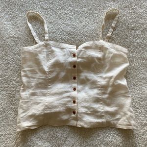 Everlane linen tank top